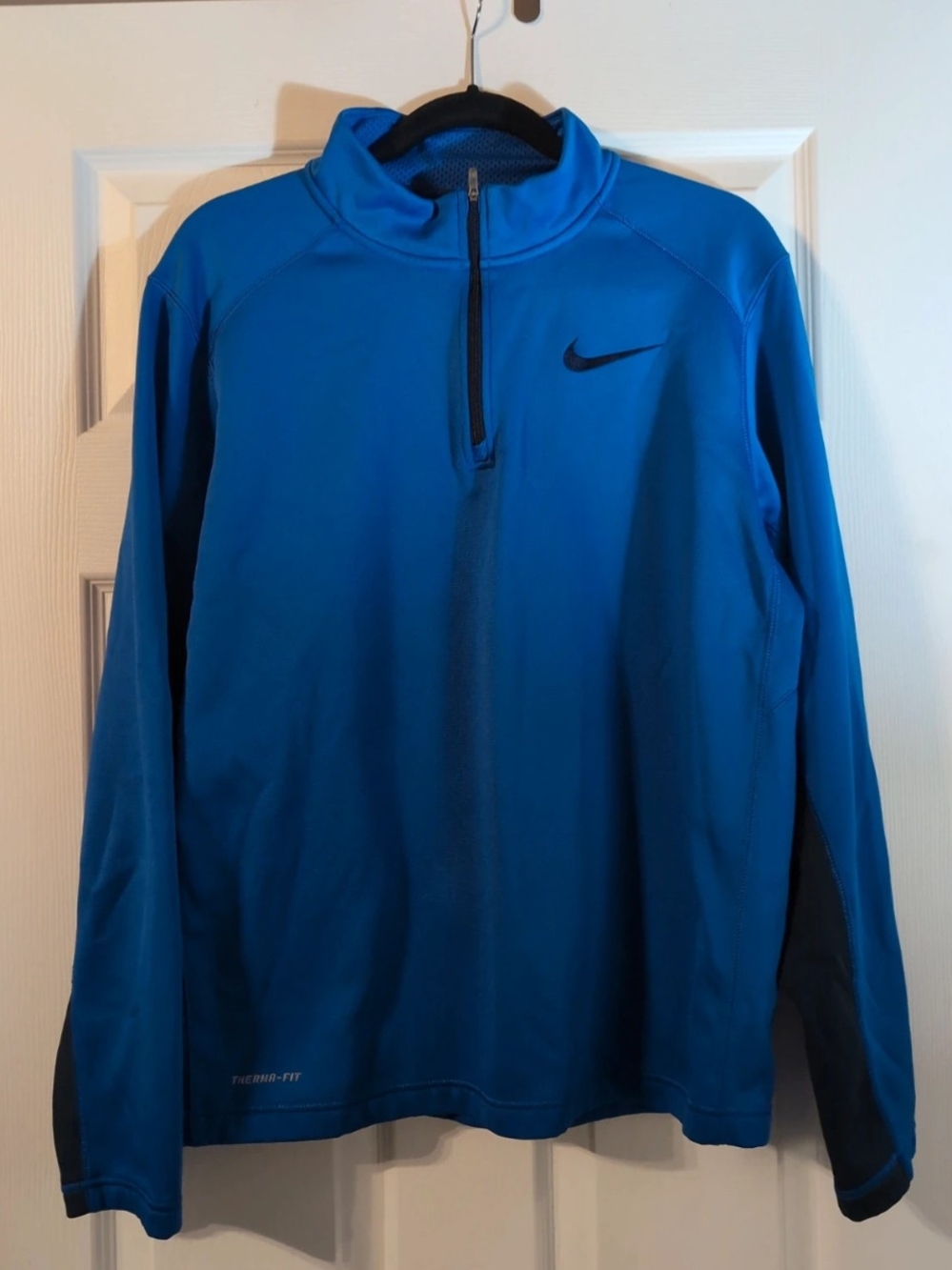 Nike Men’s Blue 1/4 Zip Therma-FIT Pullover